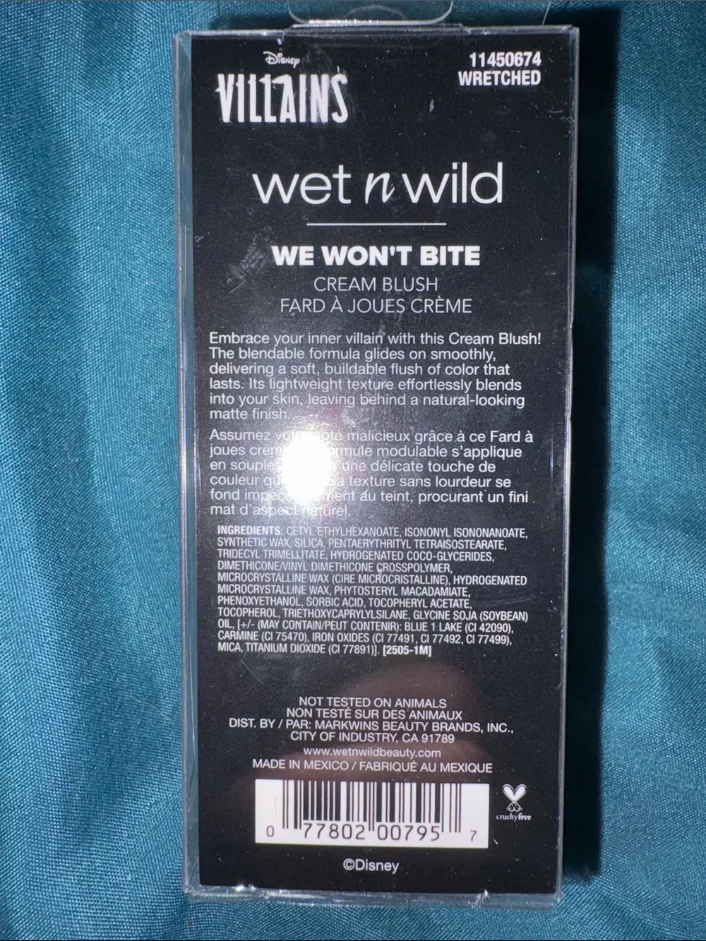 Wet n Wild Disney Villains 2 - Cream Blush Duo & Liquid Eyeliner